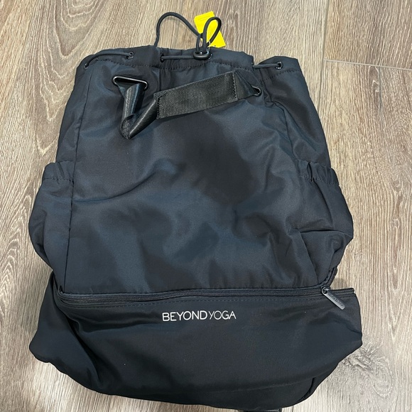 NWT Beyond Yoga Black Convertible Backpack Bag main image 5